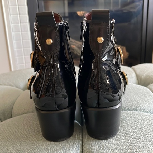 Hispanitas Black Leather Ankle Boots - Picture 5 of 16